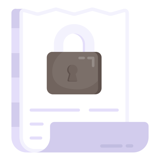 seguridad de archivos icono gratis