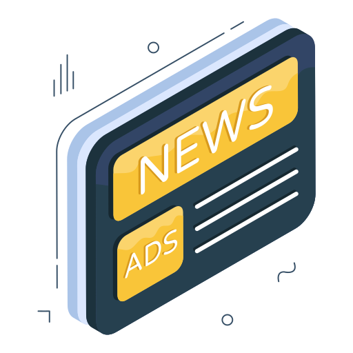 noticias publicitarias icono gratis