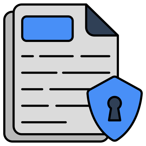 seguridad de archivos icono gratis