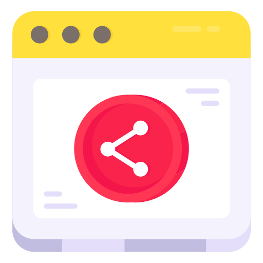 Share page free icon