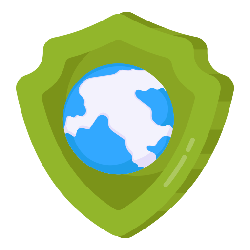 seguridad mundial icono gratis