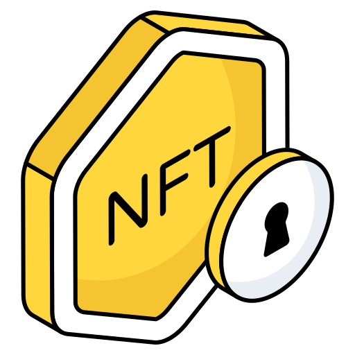 seguridad nft icono gratis