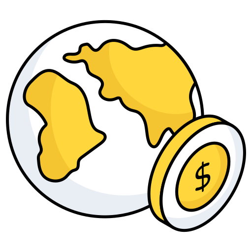 Économie mondiale Icône gratuit Économie mondiale Icône gratuit