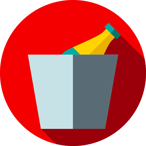 Champán icono gratis