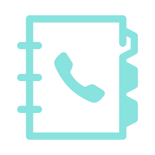 Контакты бесплатно иконка