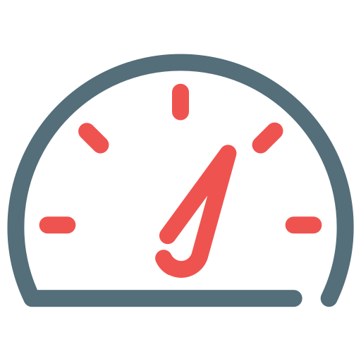 compteur de vitesse Icône gratuit