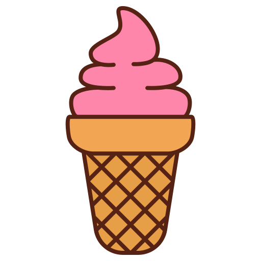 cucurucho de helado icono gratis