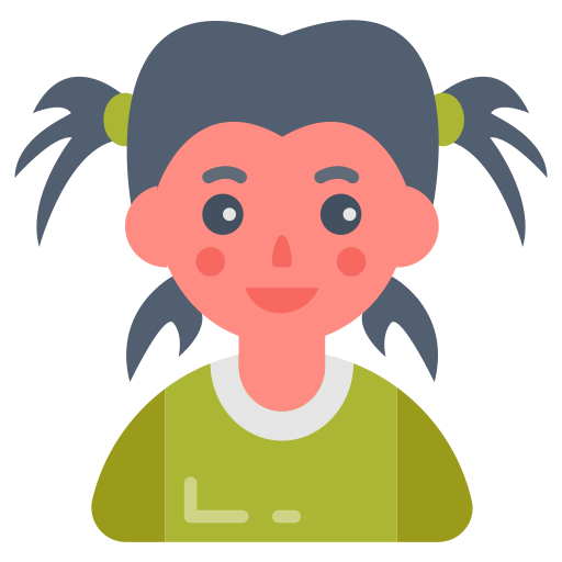 소녀 무료 아이콘