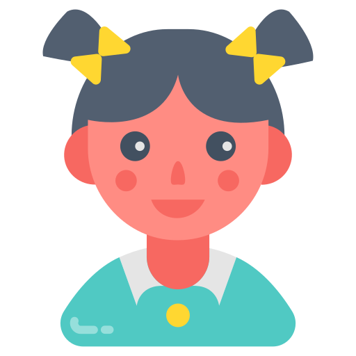 소녀 무료 아이콘