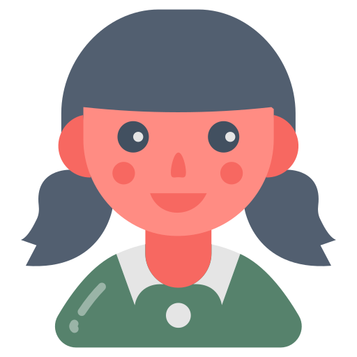 소녀 무료 아이콘