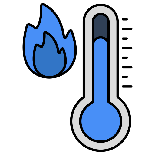 indicador de temperatura icono gratis