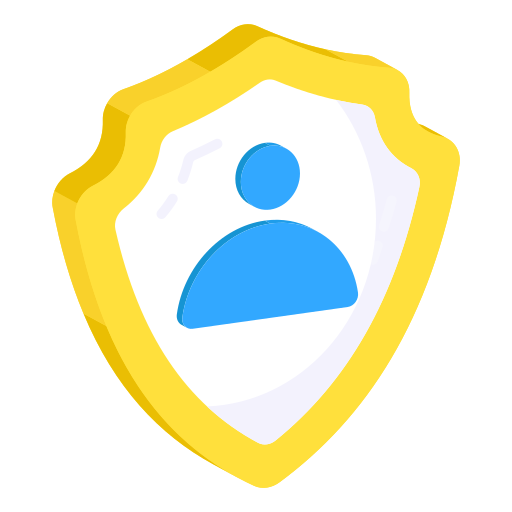 seguridad personal icono gratis