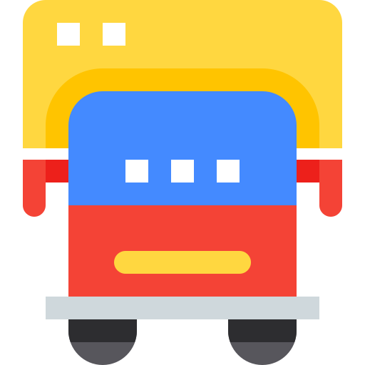 Camión de reparto icono gratis