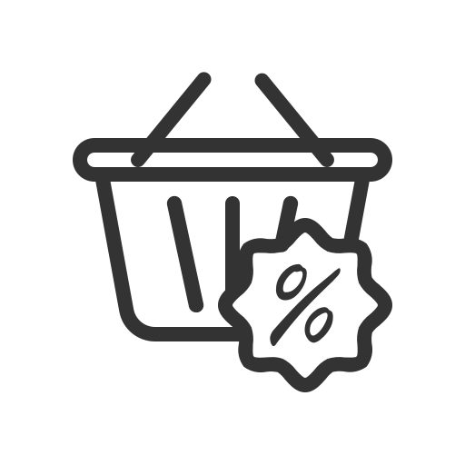 compras grátis ícone