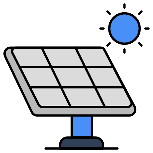 panel solar icono gratis