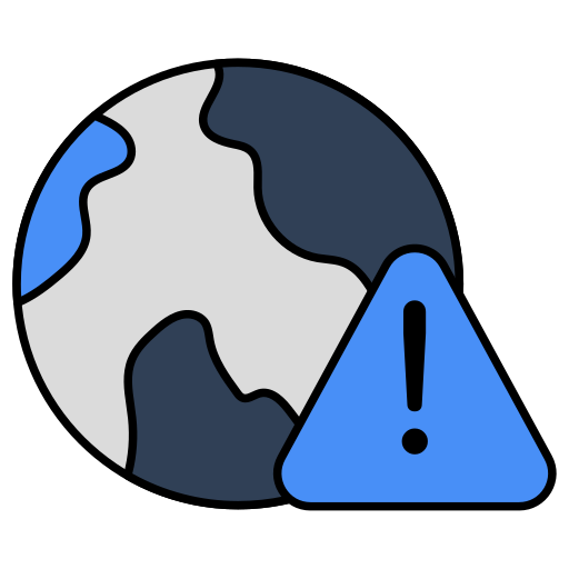Global risk free icon Global risk free icon