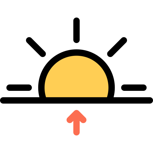 ensoleillé Icône gratuit