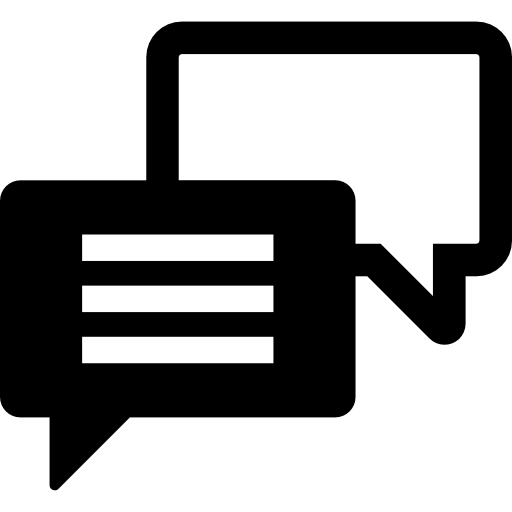 Speech bubble free icon