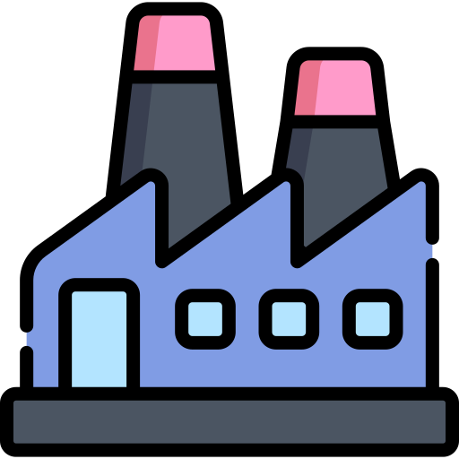 Factory Kawaii Lineal color icon