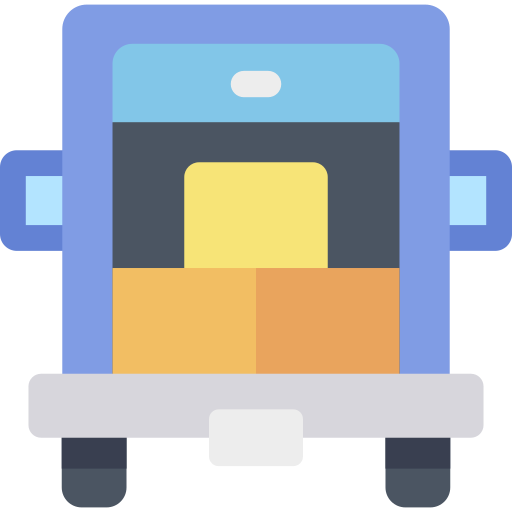 Camión de carga icono gratis