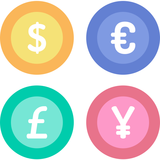 Exchange rate free icon Exchange rate free icon