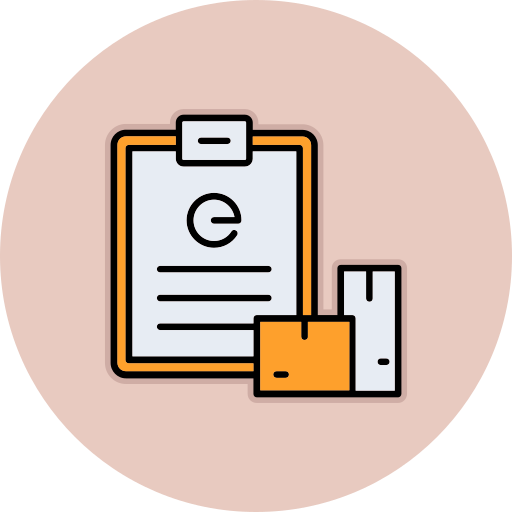 caja de entrega icono gratis