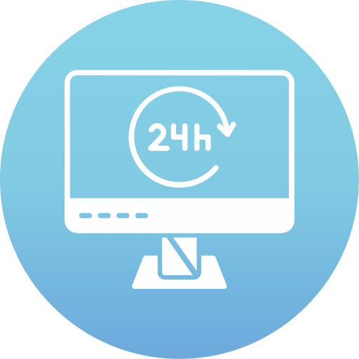 24 hours free icon