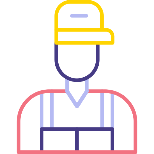 chico de entrega icono gratis