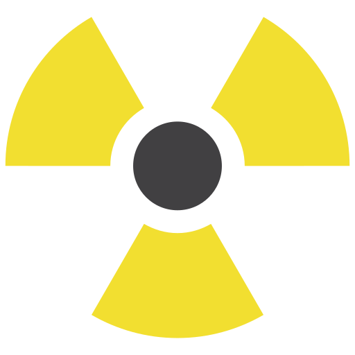 radioactivo icono gratis