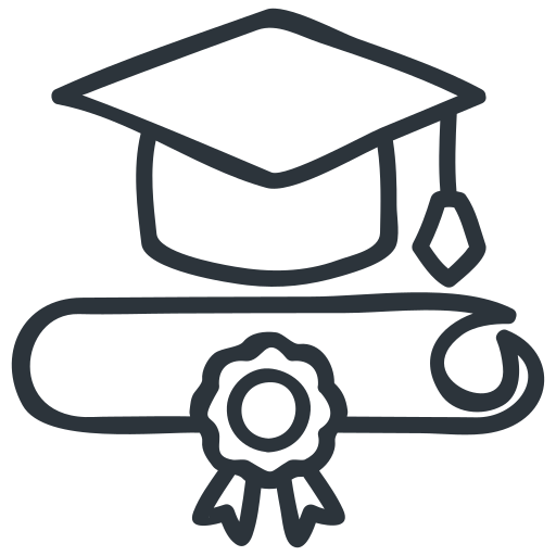 graduación icono gratis