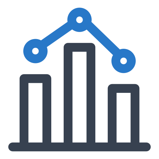 Chart free icon