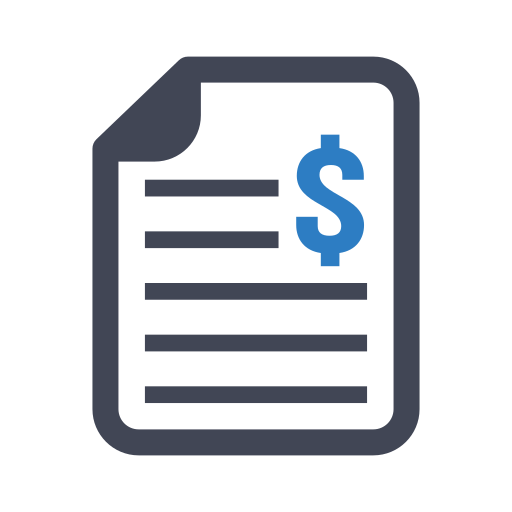 facture Icône gratuit