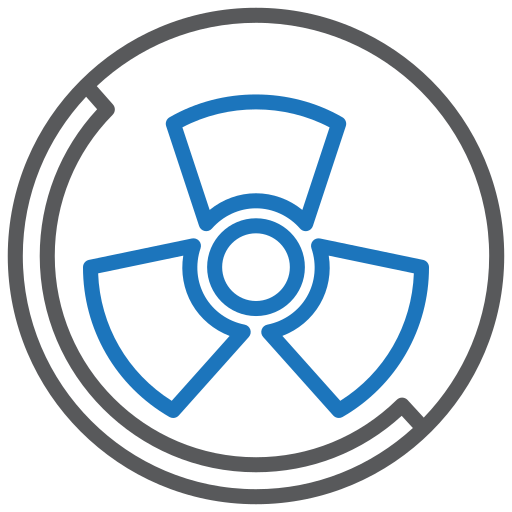 radioactif Icône gratuit