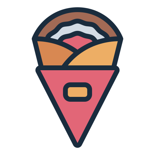 crepes icono gratis