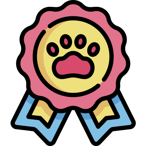 Paw Kawaii Lineal color icon