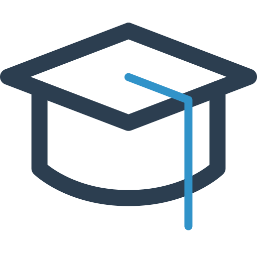 graduación icono gratis