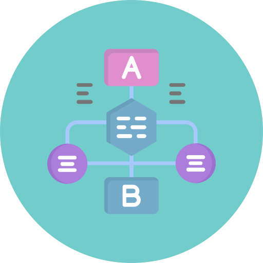 diagrama de flujo icono gratis