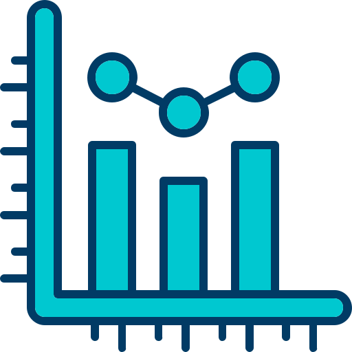 gráfico de barras icono gratis