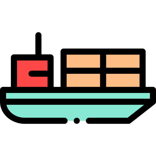 Barco de carga icono gratis