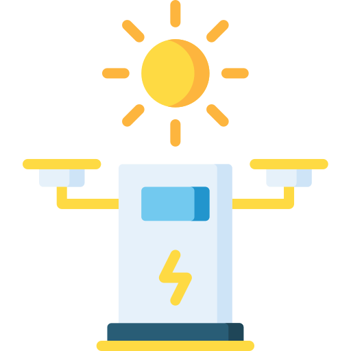 Énergie solaire Icône gratuit