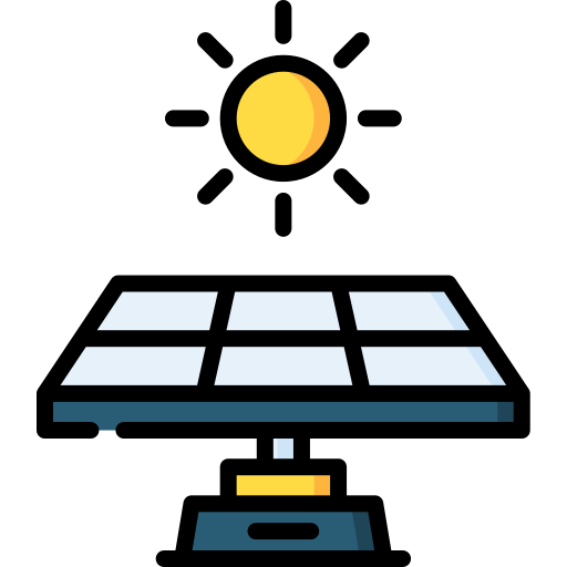 Panel solar icono gratis