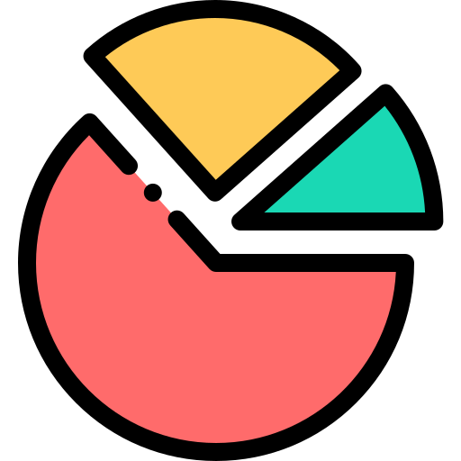 Pie chart free icon