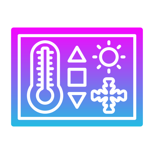 control de temperatura icono gratis