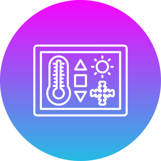 control de temperatura icono gratis