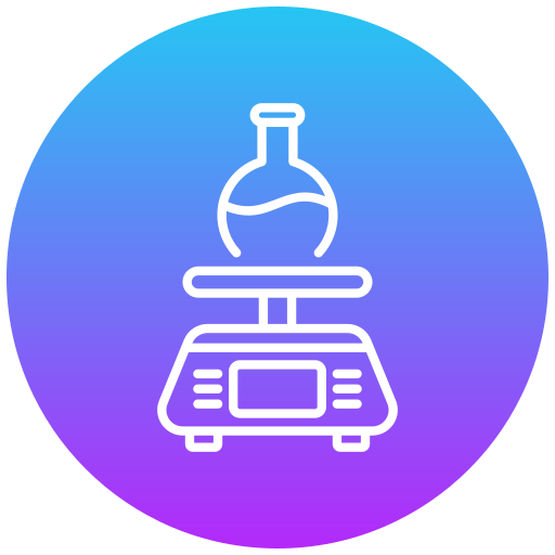 básculas de laboratorio icono gratis