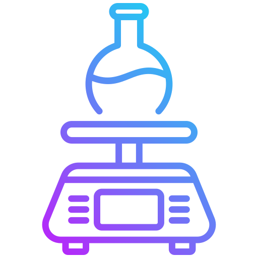 básculas de laboratorio icono gratis