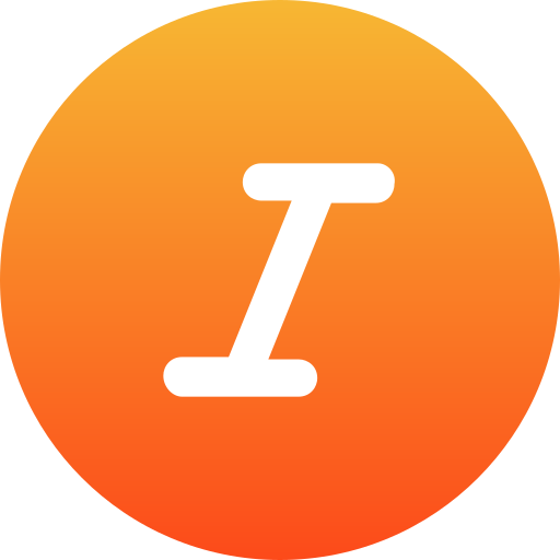 itálico icono gratis