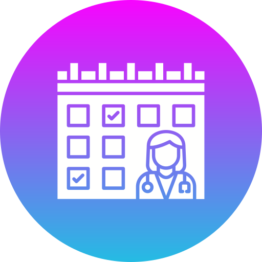 진료 예약 무료 아이콘