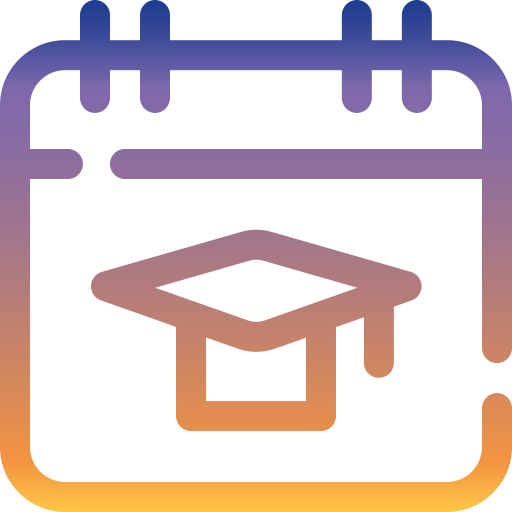 día de graduación icono gratis