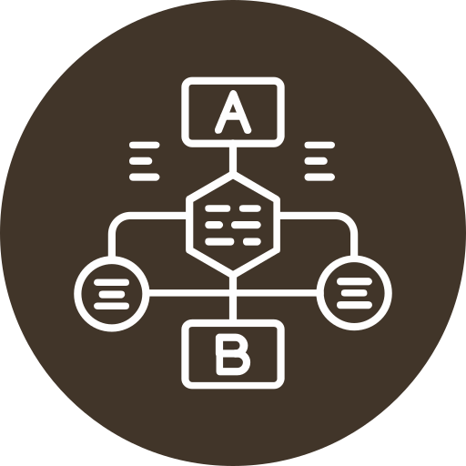 diagrama de flujo icono gratis